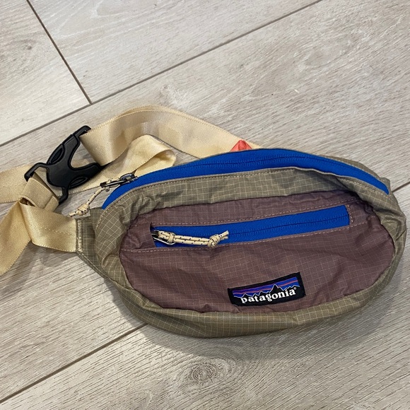 Patagonia Brown and Blue Belt Bag - Picture 1 of 1